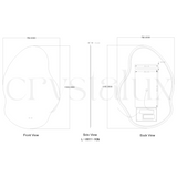 Onda Back-Lit LED Bathroom Mirror | 1100 x 750