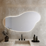 Swan Back-Lit LED Bathroom Mirror | 800 x 1500