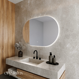 Oval Back-Lit LED Bathroom Mirror | 800 x 1200