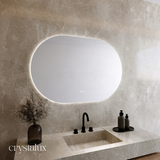 Oval Back-Lit LED Bathroom Mirror | 800 x 1200