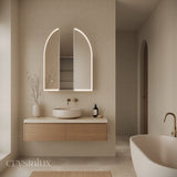 Arch Frameless LED Mirror Cabinet | 1100 x 900