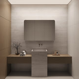 Rectangle Mirror Frameless Shaving Cabinet | 800 x 1200