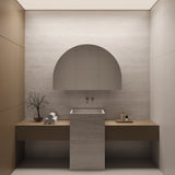 Arch Mirror Frameless Shaving Cabinet | 800 x 1200