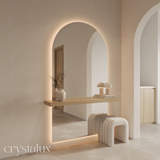 Alba – LED Back-lit Wall Mounted Shelf Mirrors