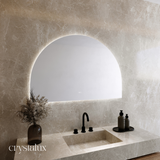 Arch Back-Lit LED Bathroom Mirror | 800 x 1200