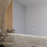 Arch Back-Lit LED Bathroom Mirror | 800 x 1200