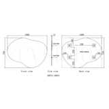 Cloud Vanity Mirror Frameless | 750 x 1000