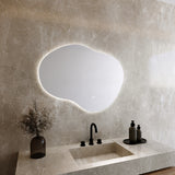 Cloud Back-Lit LED Bathroom Mirror | 1000 x 750