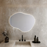 Cloud Back-Lit LED Bathroom Mirror | 1000 x 750