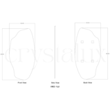 Mega Elara Irregular / Asymmetric Mirror | 2000 x 1000