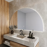 Arch Back-Lit LED Bathroom Mirror | 1000 x 1800