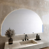 Arch Back-Lit LED Bathroom Mirror | 1000 x 1800