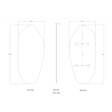 Gem Organic Irregular / Asymmetric Mirror | 1800 x 800