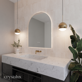 LED Arch Vanity Mirror Frameless | 950 x 750