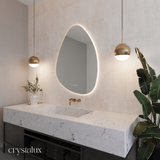 LED Rock Vanity Mirror Frameless | 950 x 700