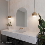 Arch Vanity Mirror Frameless | 950 x 650