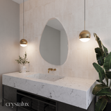 Rock Vanity Mirror Frameless | 950 x 700