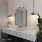 Arch Vanity Mirror Framed | 950 x 700