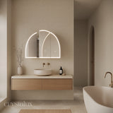Arch Frameless LED Mirror Cabinet | 800 x 1200