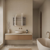 Arch Frameless LED Mirror Cabinet | 800 x 1200