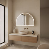 Arch Frameless LED Mirror Cabinet | 800 x 1200