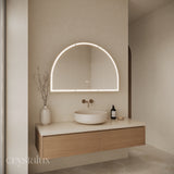 Arch Frameless LED Mirror Cabinet | 800 x 1200
