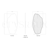 Elara Back-Lit Full Length LED Mirror | 2000 x 1000 (Pre-order for mid May)