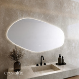 Stone Back-Lit LED Bathroom Mirror | 800 x 1500