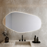 Stone Back-Lit LED Bathroom Mirror | 800 x 1500