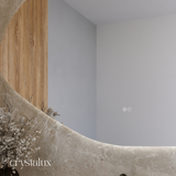 Stone Back-Lit LED Bathroom Mirror | 800 x 1500