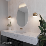 Pebble Vanity Mirror Frameless | 1200 X 700