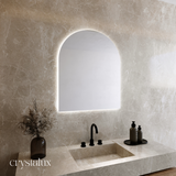 Arch Back-Lit LED Bathroom Mirror | 900 x 750
