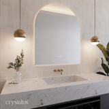 LED Arch Vanity Mirror Frameless | 1100 x 900