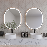 LED Pill Vanity Mirror Framed | 950 x 750