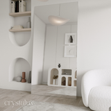Mega Recta Frameless Rectangle Mirror | 2000 x 1000 (Pre-order for mid July)