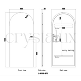 LED Arch Full Length Mirror Frameless | 1800 x 800