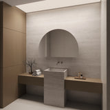 Arch Mirror Frameless Shaving Cabinet | 800 x 1200