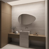 Pebble Mirror Frameless Shaving Cabinet | 700 x 1200