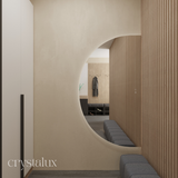 Half Moon Back-Lit Full Length LED Mirror | 1800 x 1000