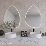 LED Rock Vanity Mirror Frameless | 950 x 700