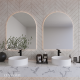 LED Arch Vanity Mirror Frameless | 950 x 750