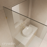 Melo Frameless Walk-In Shower Screen 2050mm – Clear