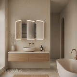 Rectangle Frameless LED Mirror Cabinet | 800 x 1200