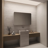 Rectangle Mirror Frameless Shaving Cabinet | 800 x 1200