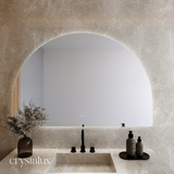 Arch Back-Lit LED Bathroom Mirror | 1000 x 1500