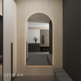 Arch Back-Lit Full Length LED Mirror | 2000 x 1000