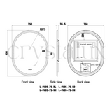 Lumin - Aluminium Framed LED Mirrors
