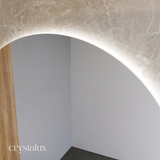 Arch Back-Lit LED Bathroom Mirror | 1100 x 900