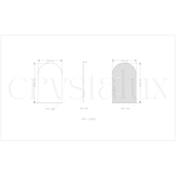 Mega Arlo Frameless Arch Mirror | 2000 x 1200 (Pre-order for mid September)