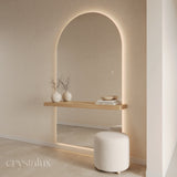 Arch Back-Lit LED Wall-Mount Integrated Shelf Mirror | 1800 x 1000 (Pre-order for late September)
